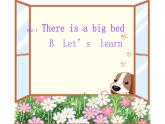 五年级英语上册课件-Unit 5  There is a big bed B  Let’s  learn-人教PEP版.