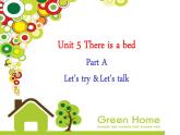 五年级英语上册课件-Unit 5  There is a big bed Part A  Let’s try & Let’s talk-人教PEP版.