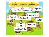 五年级英语下册课件-Unit 4  When  is  Easter？A  Let’s talk -人教PEP版