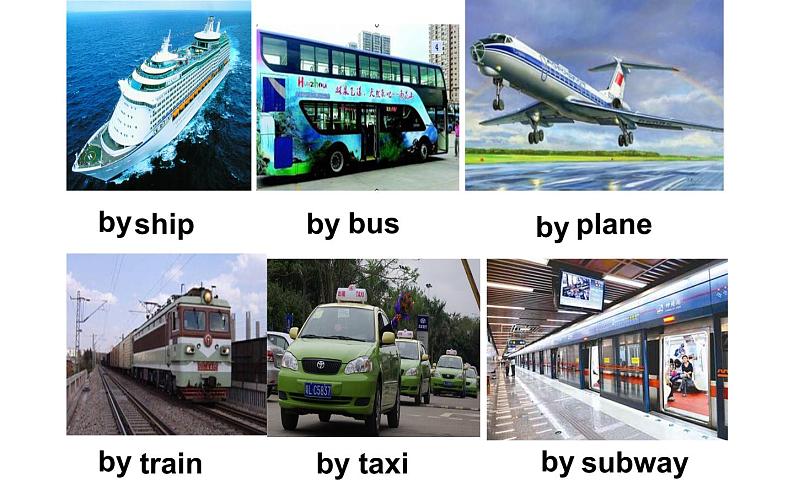 六年级英语上册课件- Unit2 Ways to go to school -人教PEP版.03