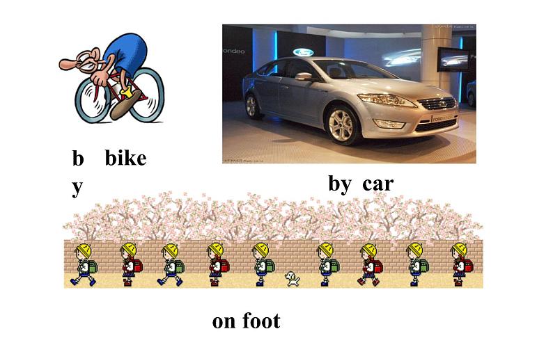 六年级英语上册课件- Unit2 Ways to go to school -人教PEP版.04