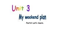 小学英语人教版 (PEP)六年级上册Unit 3 My weekend plan Part A完美版课件ppt