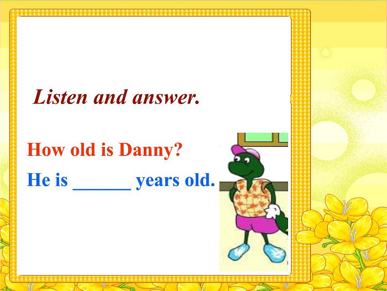 Unit 3 Lesson 13 How Old Are You 课件+习题+教案08