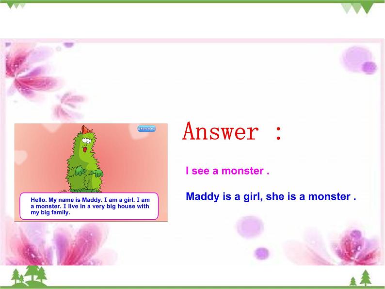 Unit 3 Lesson 18 Maddy the Monster 课件+教案+试卷+素材08