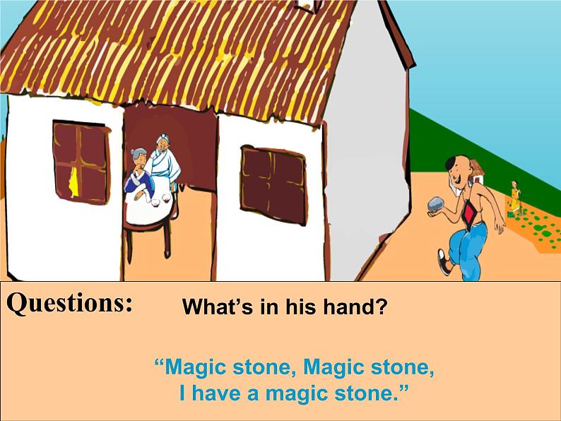 三年级下册英语课件-Unit 3 Food and Meals Lesson 18  The Magic Stone 1｜冀教版（三起）(共10张PPT)第5页