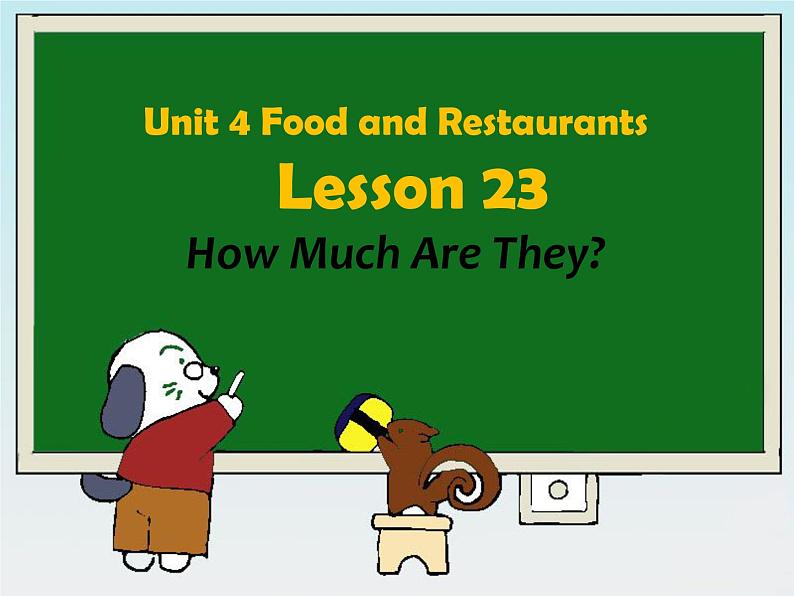 三年级下册英语课件-Unit 4 Food and Restaurants Lesson 23 How Much Are They？ 1｜冀教版（三起）(共18张PPT)第1页