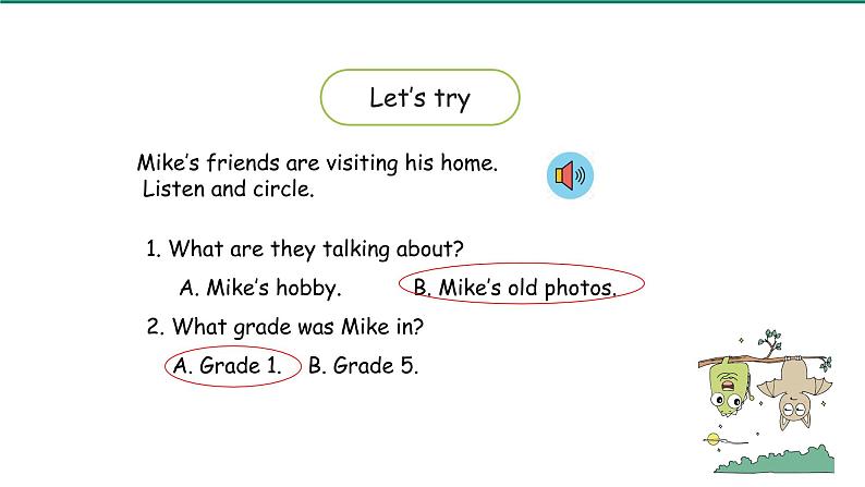 人教PEP-6下 Unit4 第3课时Part B Let's try & Let's talk 课件08