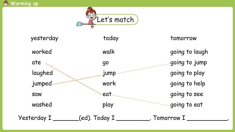 英语冀教六（下） unit1lesson4课时4第3页