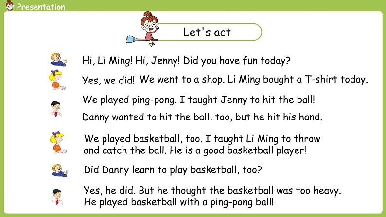 英语冀教六（下） unit1lesson4课时4第5页