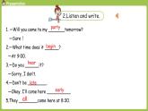 冀教版（三起）六年級英語下冊 unit4 Again,please課時(shí)7 課件