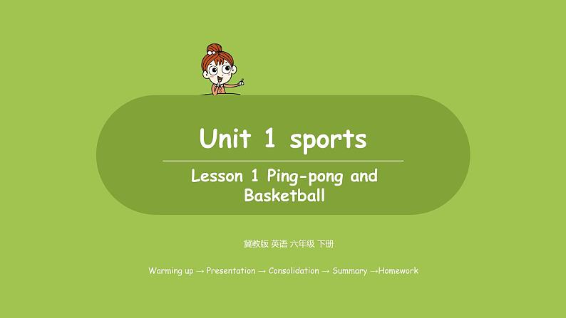 冀教版（三起）六年级英语下册  unit1lesson1课时1 课件01