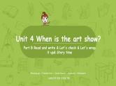 人教版PEP（三起）五年级英语下  Unit4 第6课时Part B Read and write & Story time 课件