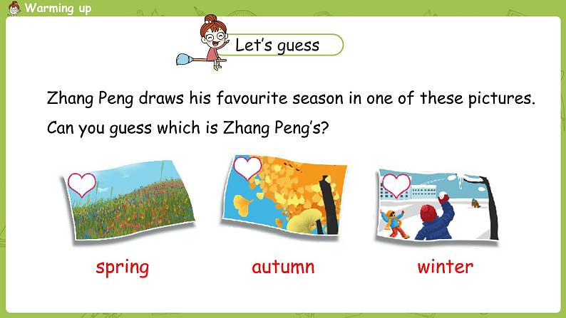 人教版PEP（三起）五年级英语下  Unit2 第4课时Part B Let's try & Let's talk 课件05