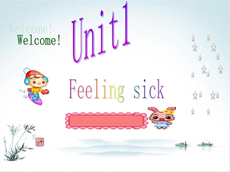 广东版开心学英语六上Unit-1《Feeling-Sick》ppt课件101