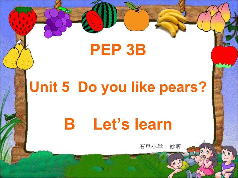 U5 B Let 's learn第2页