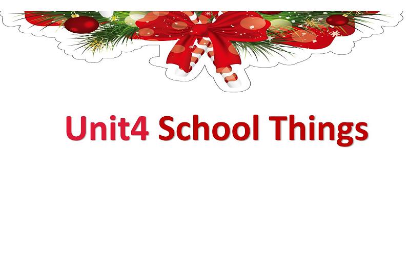 五年级上册英语课件-Unit4 School Things 粤人版（开心英语）01