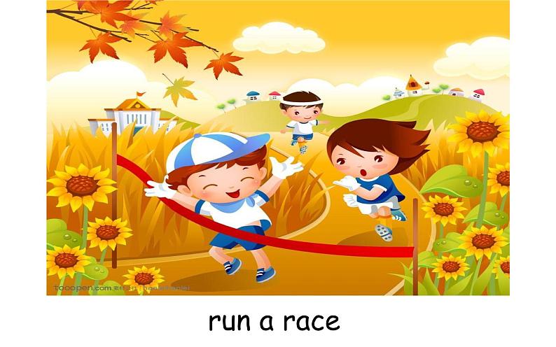 三年级下册英语课件-Lesson 5 Let 's run a race  Let’s learn 科普版.第4页