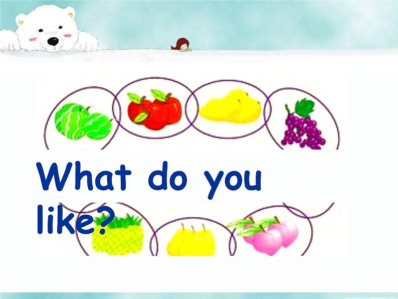 三年级下册英语课件-Unit 4 Food and Restaurants Lesson 19 I Like Fruit 1｜冀教版（三起）(共19张PPT)第2页