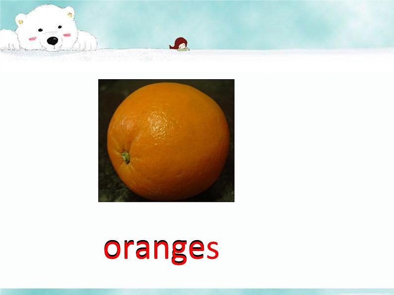 三年级下册英语课件-Unit 4 Food and Restaurants Lesson 19 I Like Fruit 1｜冀教版（三起）(共19张PPT)第5页