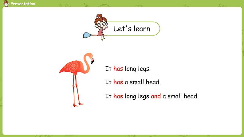 人教PEP版三年级下册  Unit3 第4课时Part B Let's talk & Make a monster(PPT课件+素材）05