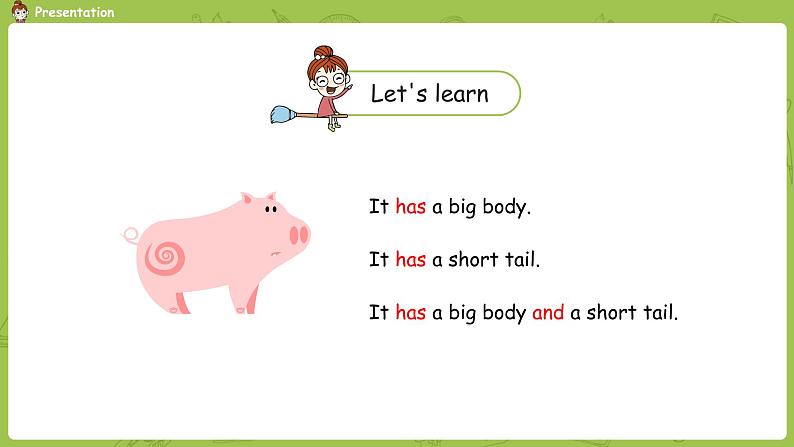 人教PEP版三年级下册  Unit3 第4课时Part B Let's talk & Make a monster(PPT课件+素材）06