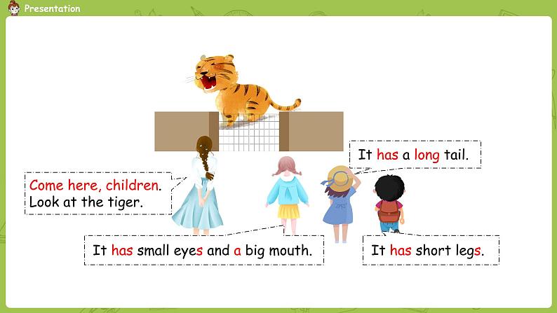 人教PEP版三年级下册  Unit3 第4课时Part B Let's talk & Make a monster(PPT课件+素材）08