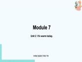 外研版（三起）三年级英语下册  Module7 Unit2（PPT课件音频）