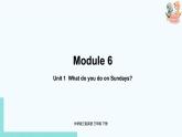 外研版（三起）三年级英语下册  Module6 Unit1（PPT课件音频）