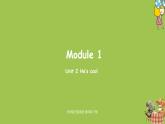 外研版（三起）四年級英語下冊  Module1 Unit2（PPT課件)