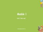 外研版（三起）四年级英语下册  Module1 Unit2（PPT课件)