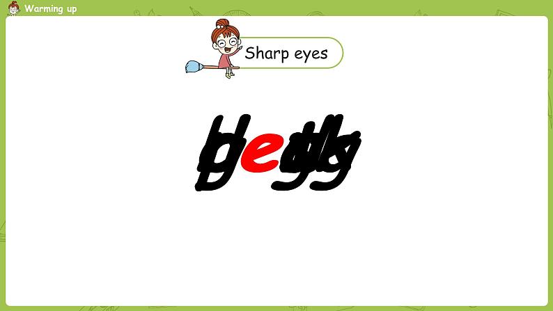 人教PEP版四年级英语下册 Unit1 第3课时Part A Let's spell（PPT课件）04