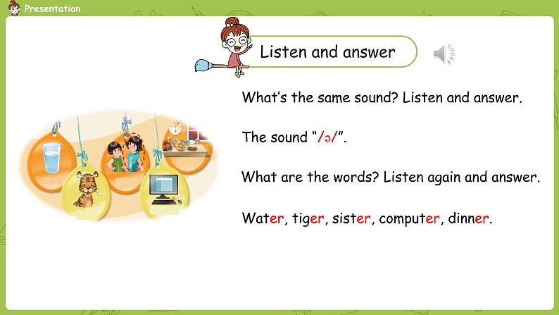 人教PEP版四年级英语下册 Unit1 第3课时Part A Let's spell（PPT课件）08