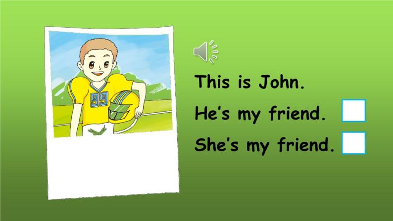 wavjohn.wav人教版(pep)三年级英语下册 unit 1 part b 第6课时.