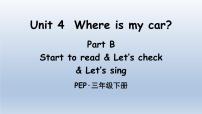 小学英语人教版 (PEP)三年级下册Unit 4 Where is my car? Part B图片课件ppt