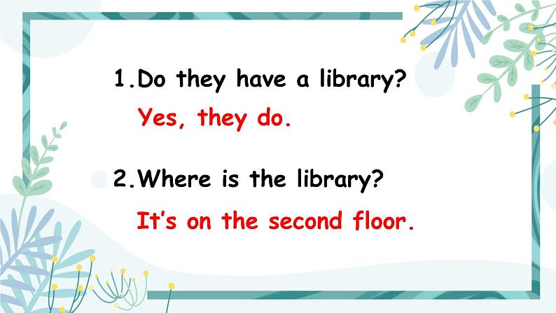 人教版四年级英语下册  Unit 1 Part B 第2课时课件+素材08