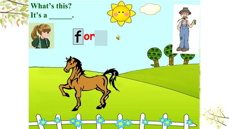 英语PEP四年级下册Unit4 At the farm B let’s learn课件+素材08