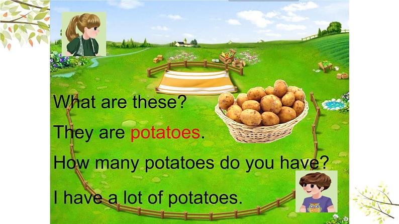 英语PEP四年级下册Unit4 At the farm B let’s talk课件+素材04