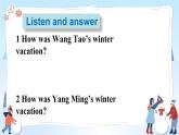 閔教版英語五年級下冊Unit1 Winter Vacation PartB課件