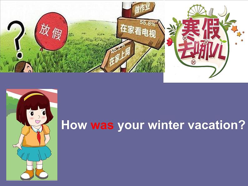 闵教版英语五年级下册Unit １ Winter Vocation Part Ｂ课件第2页