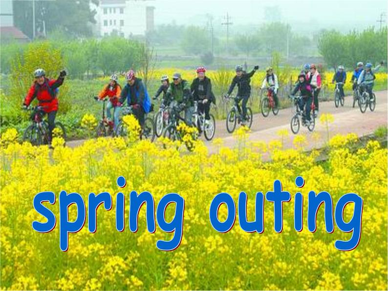 闵教版英语五年级下册Unit 4 A Spring Outing  Part A课件02