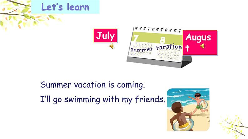 五年级下册PEP版英语Unit 3 My school calendar B Let’s learn & Ask and write课件+素材08