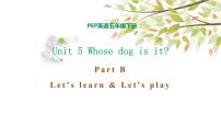 小学英语人教版 (PEP)五年级下册Unit 5 Whose dog is it? Part B课堂教学ppt课件