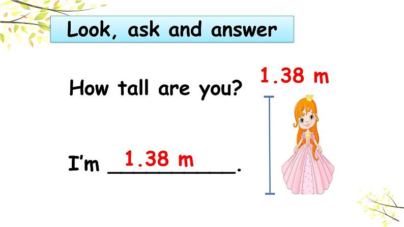 PEP六年级下册英语Unit 1 How tall are you A Let's learn & Do a survey and report课件+素材04