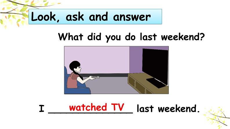 PEP六年级下册英语Unit 2 Last weekend A Let's try & Let's talk课件+素材06
