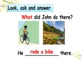 PEP六年级下册英语Unit 3 Where did you go B Let's try & Let's talk课件+素材