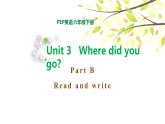 PEP六年级下册英语Unit 3 Where did you go B Read and write课件+素材