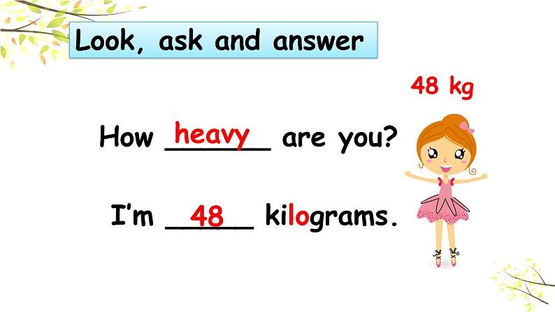 PEP六年级下册英语Unit 1 How tall are you B Let's learn & Match and say课件+素材08