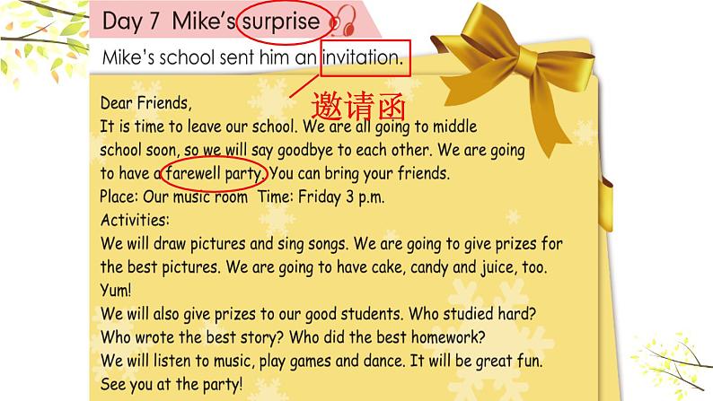 PEP六年级下册英语Recycle Mike's happy days Part 4 Day 7~8课件+素材02