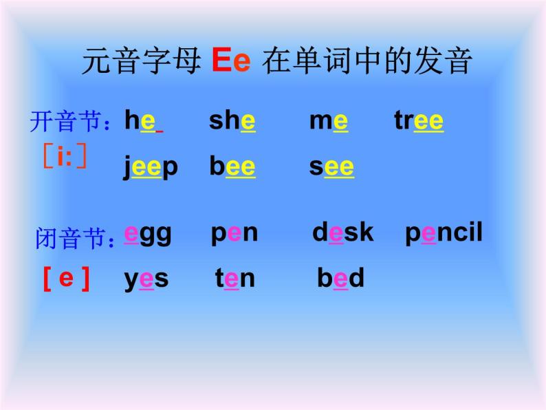 小升初音标复习与巩固 练习课件06