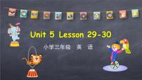 小学英语人教精通版三年级下册Lesson 30 Revision图文课件ppt